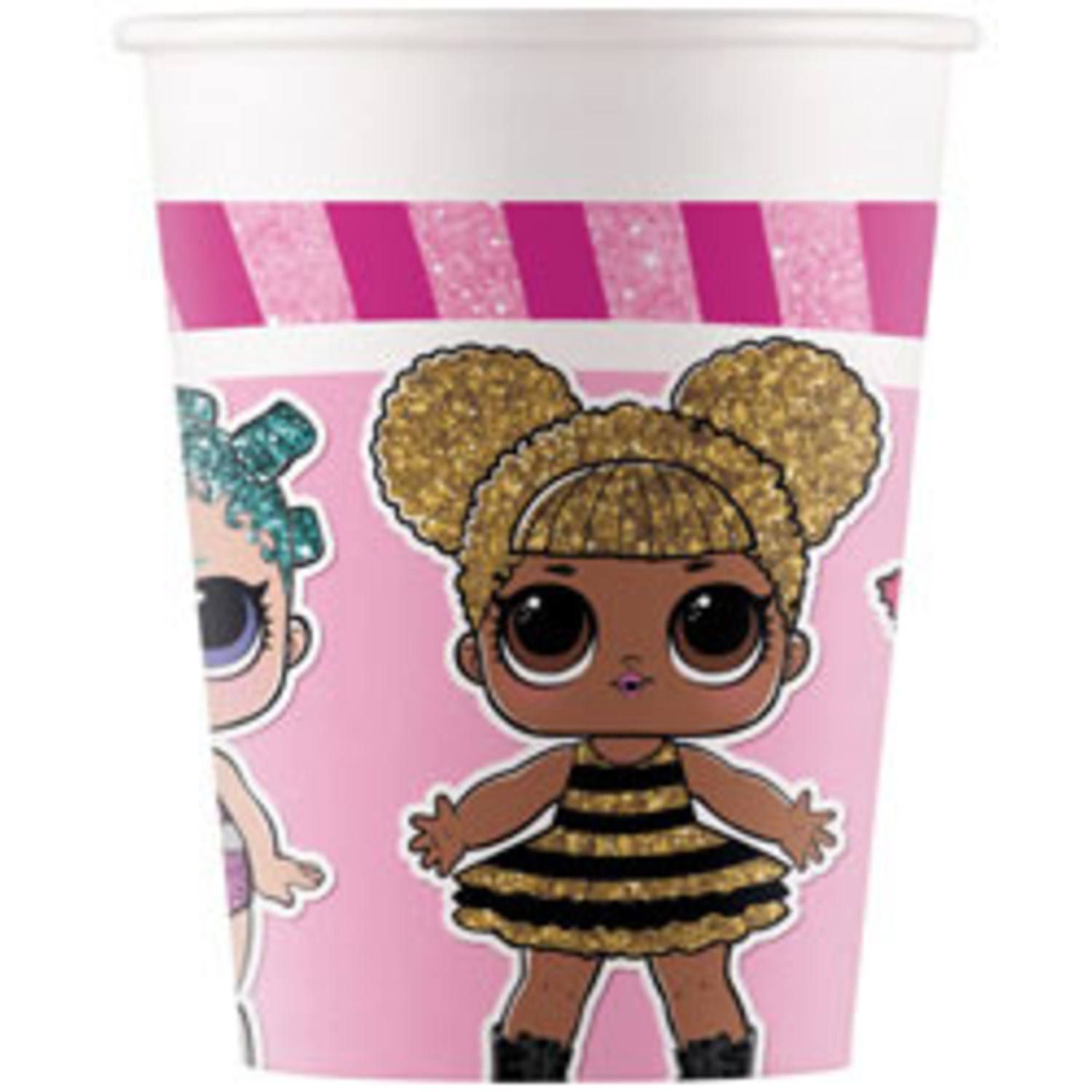 L.O.L Kinderfeestje Bekers 8 Stuks