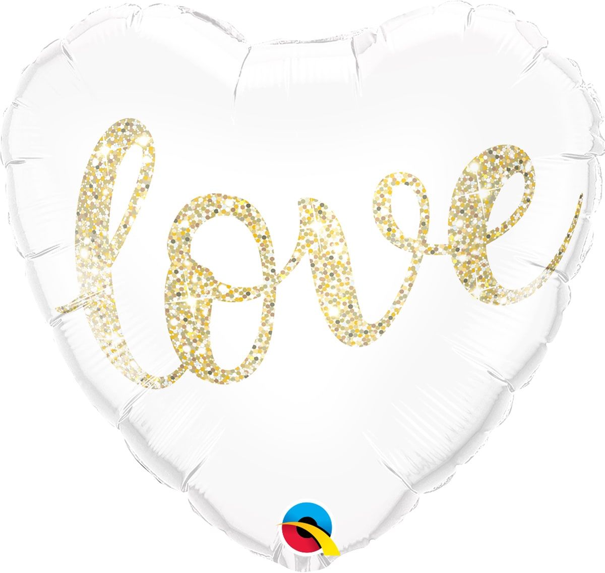 Love bruiloft hartvorm folieballon
