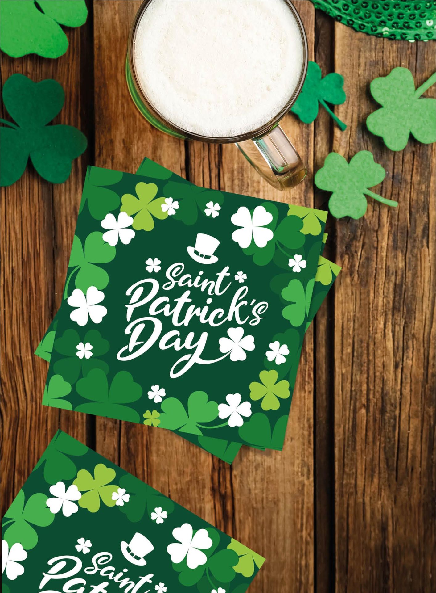 Lucky Patricksday Servetten