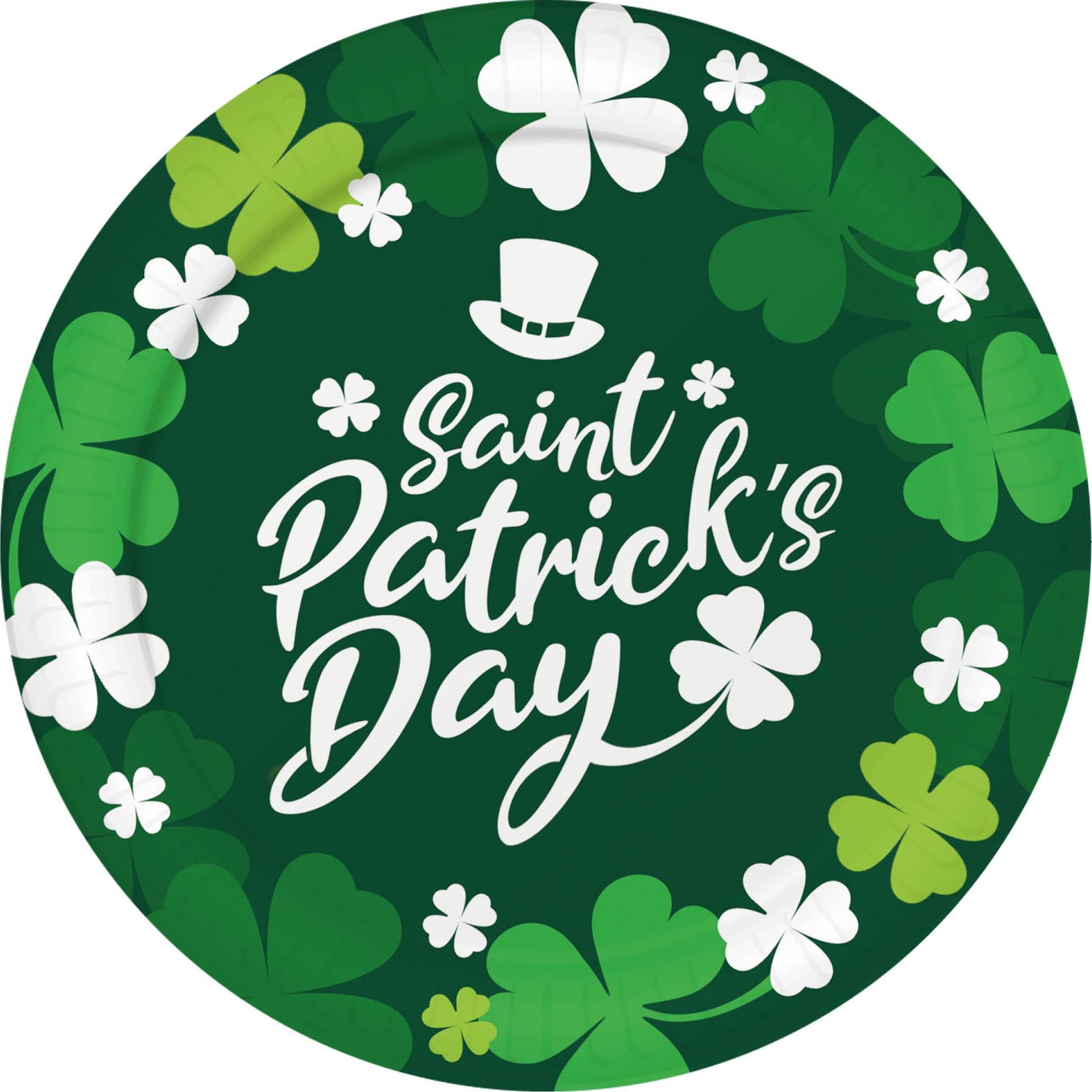 Lucky Patricksday Wegwerp Bordjes