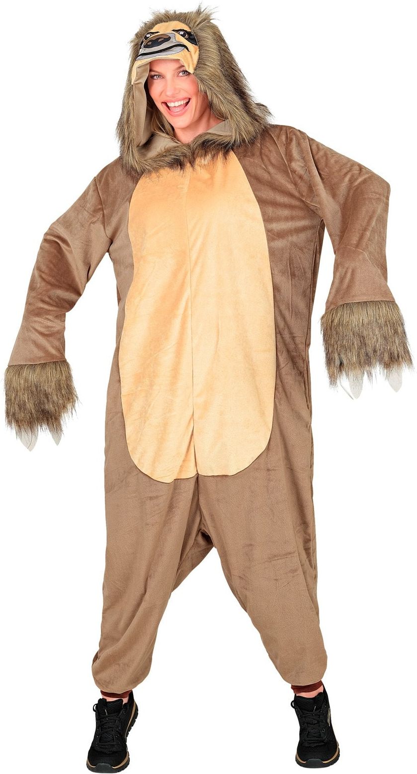 Luiaard Onesie Bruin Dames Heren