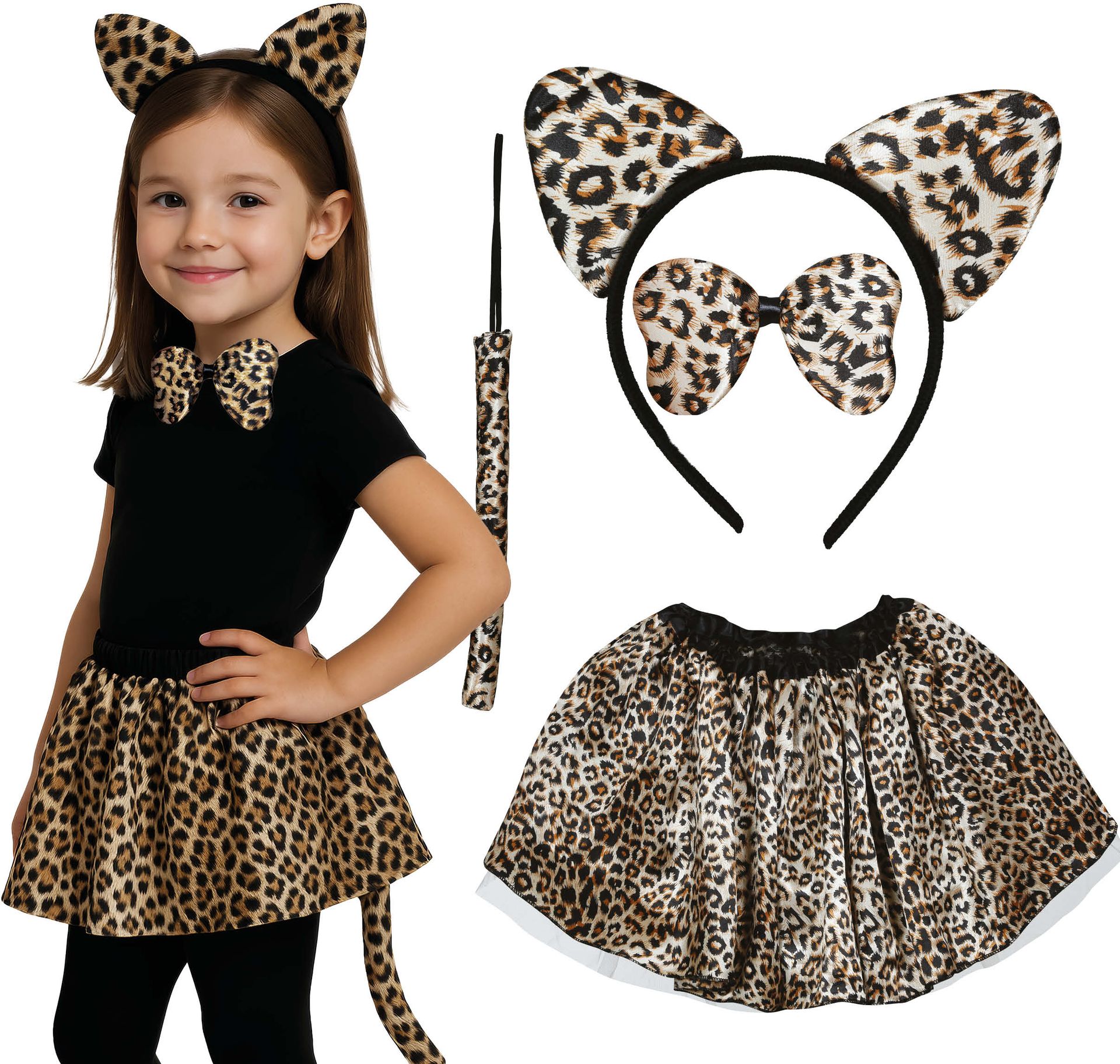 Luipaard Tutu set Kind