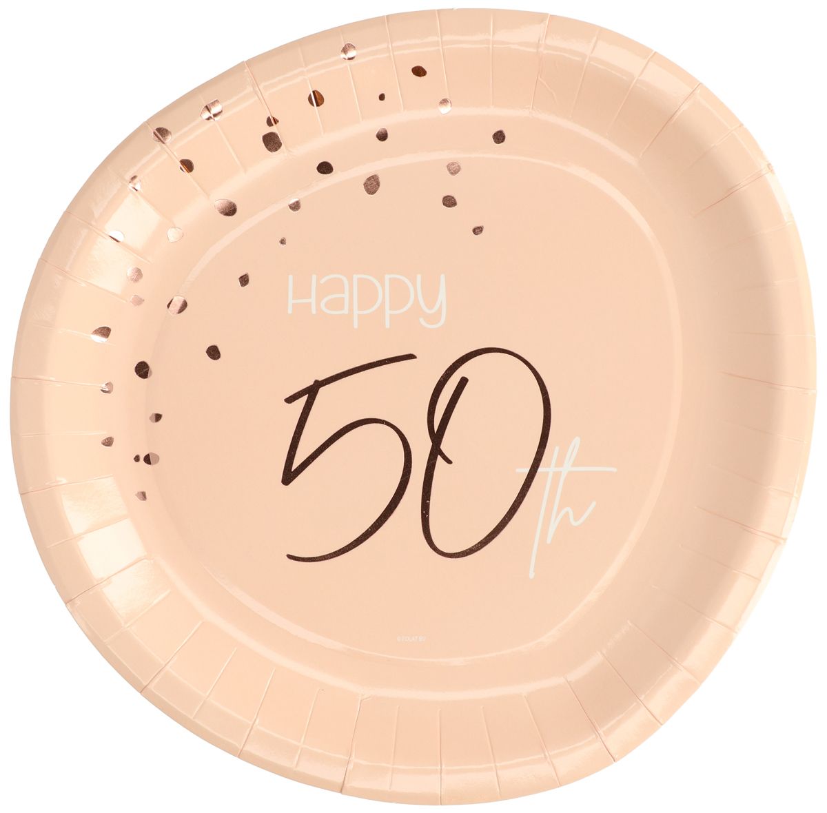 Lush Blush 50 Jaar Bordjes 8 Stuks