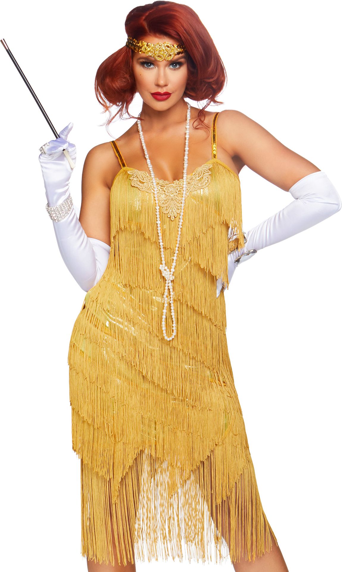 Luxe Gouden Flapperjurk