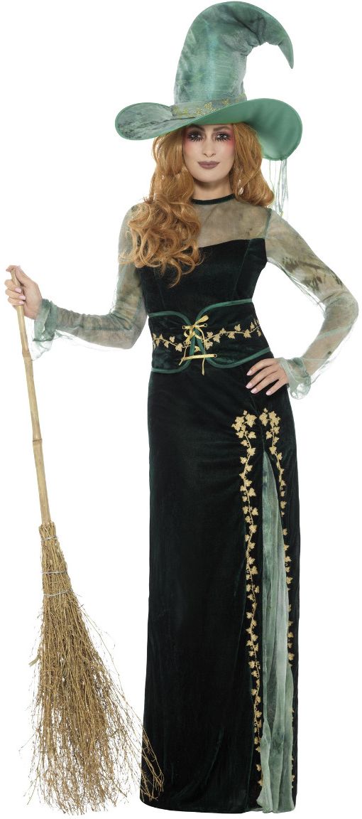 Luxe Groene Heks Outfit