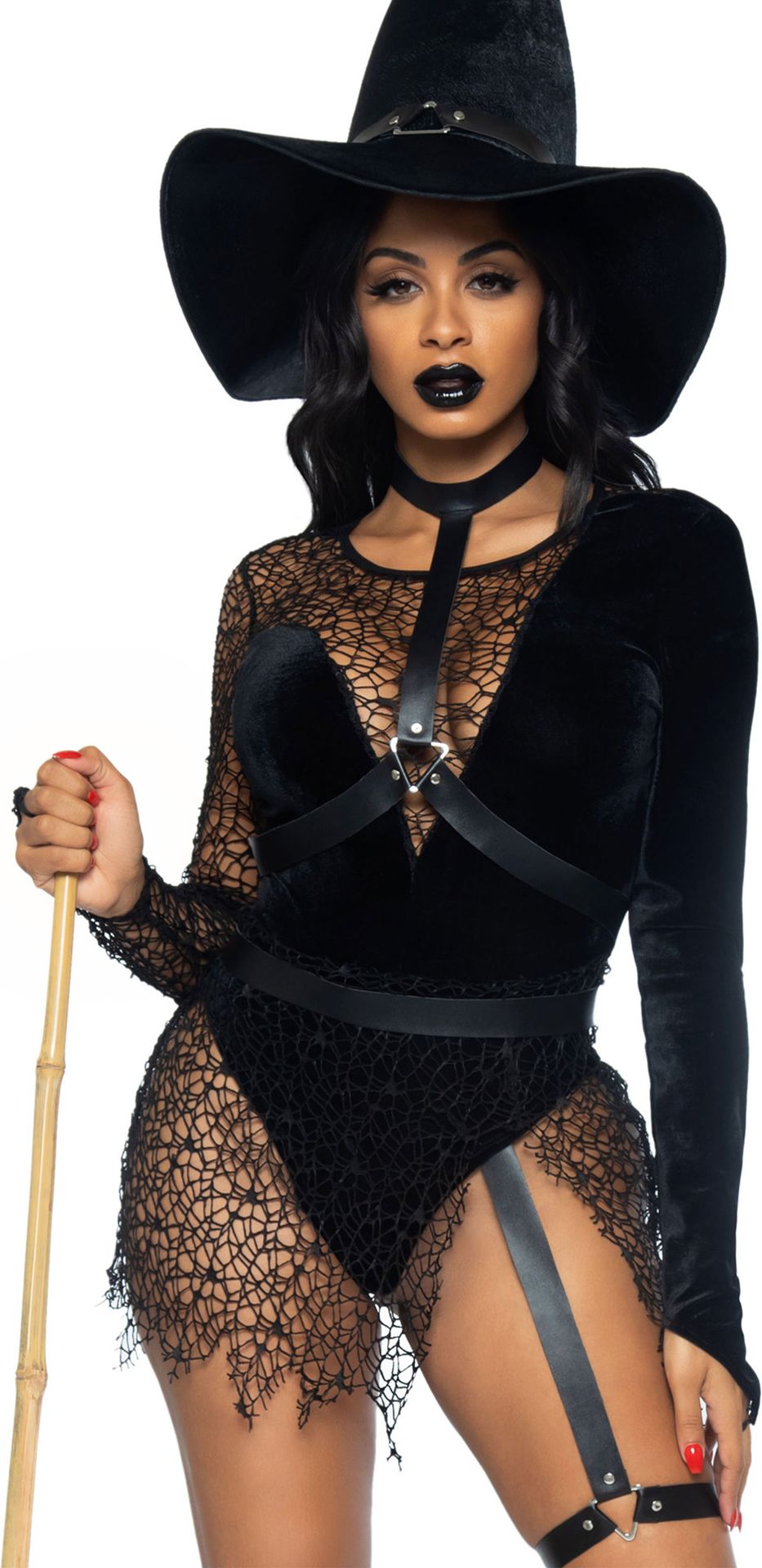 Luxe Heksen Outfit Zwart