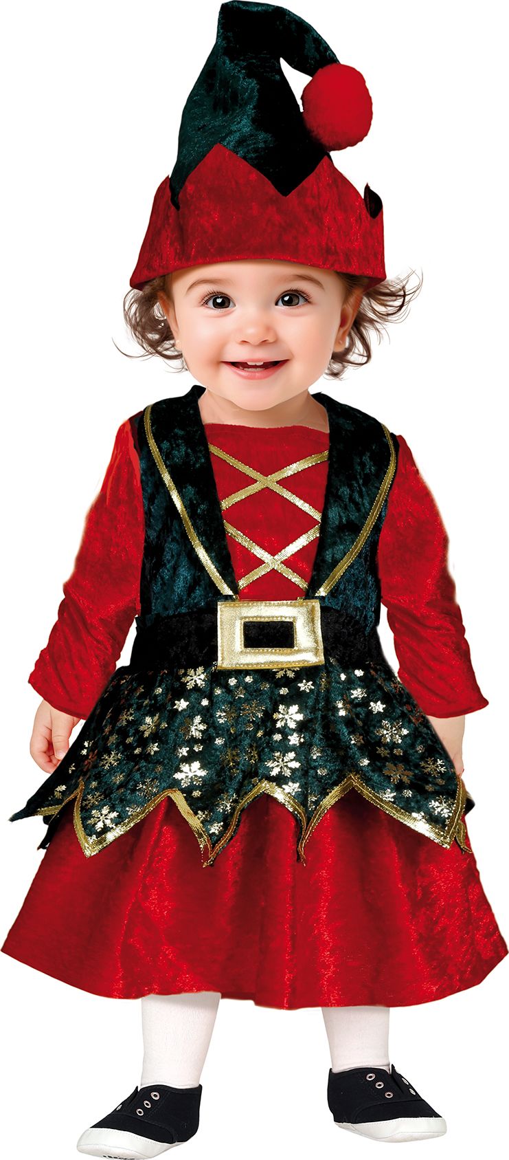 Luxe Kerst Elf Jurkje Baby