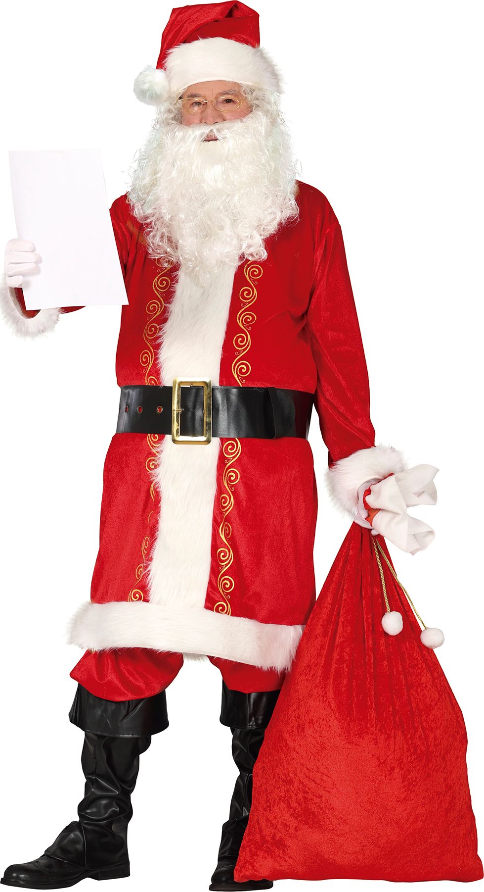 Luxe Kerstman Kostuum Heren