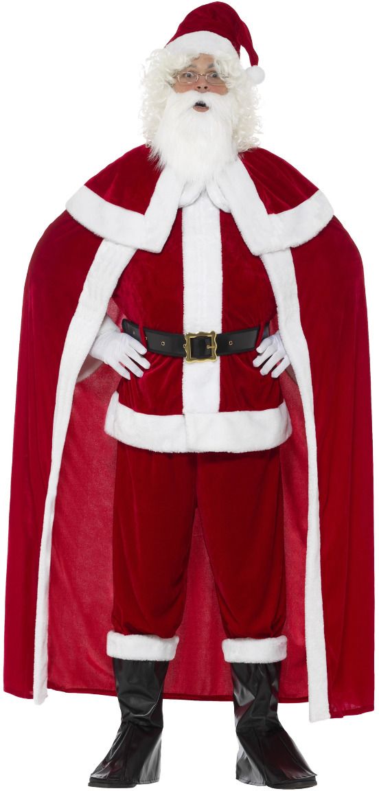 Luxe Kerstman Kostuum met Broek