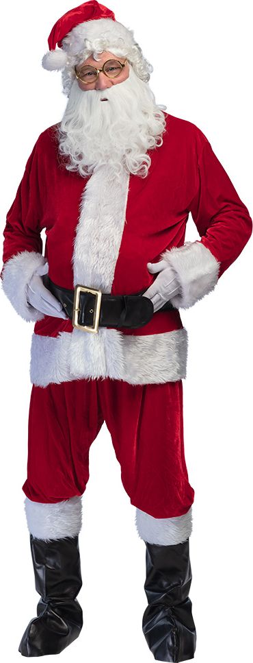 Luxe Kerstman Pak Heren 9-delig L / XL