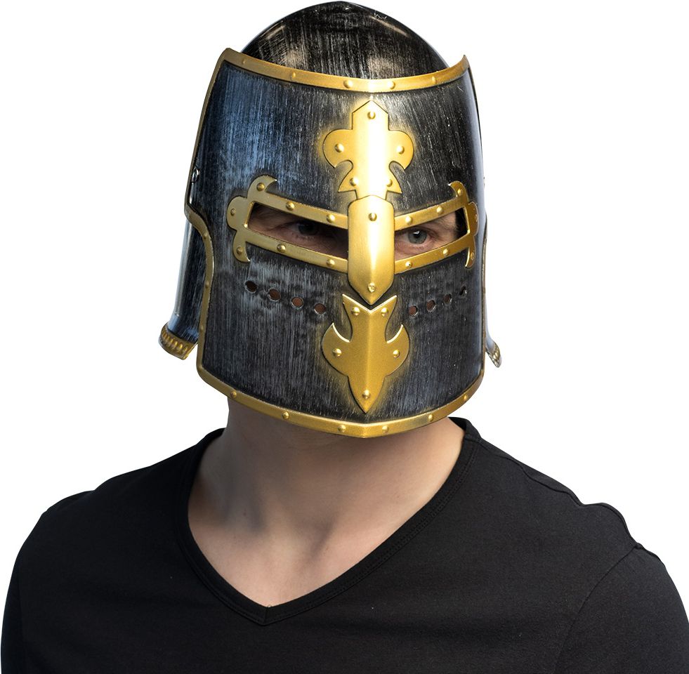 Luxe Kruisvaarders Helm Zwart Goud