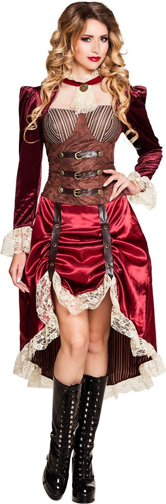 Luxe lady steampunk jurk dames