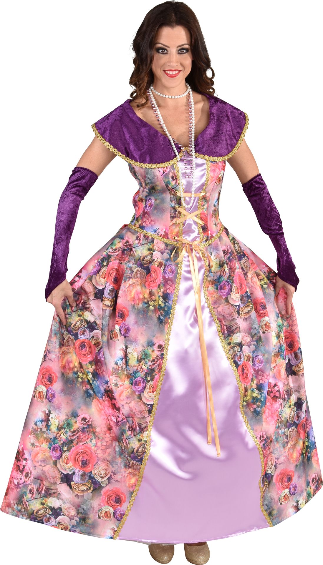 Luxe Markiezinjurk Rozen