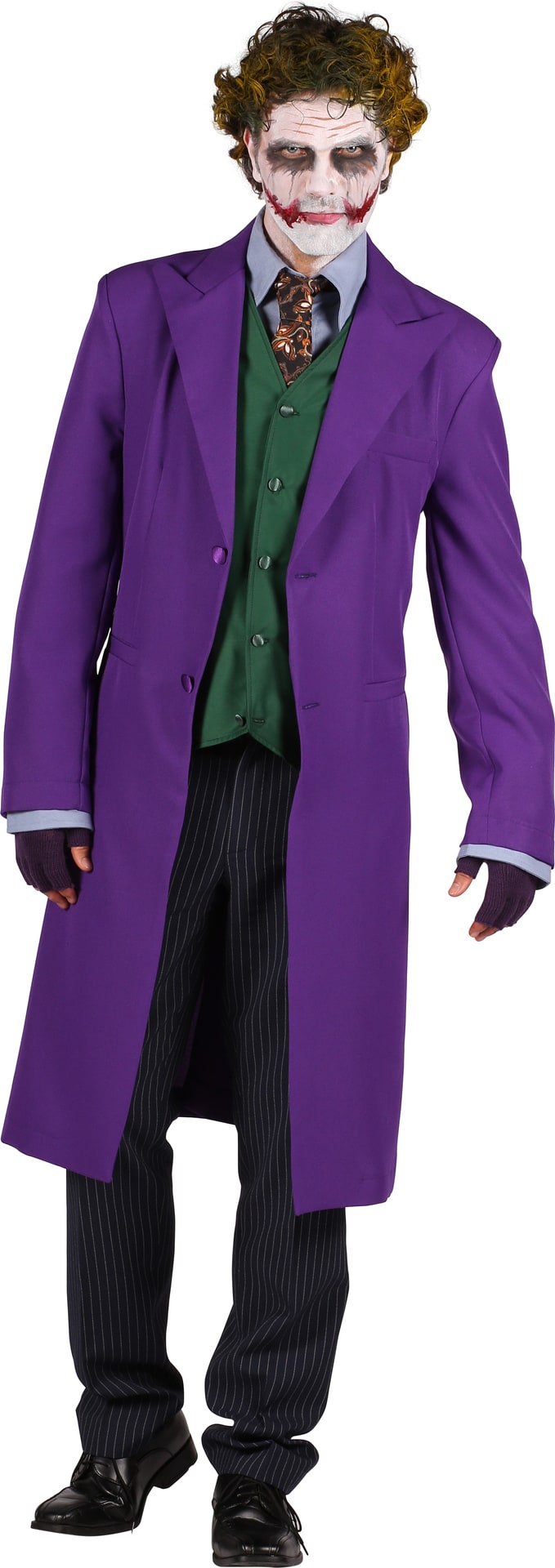 Luxe Paars Joker Kostuum Heren Halloween