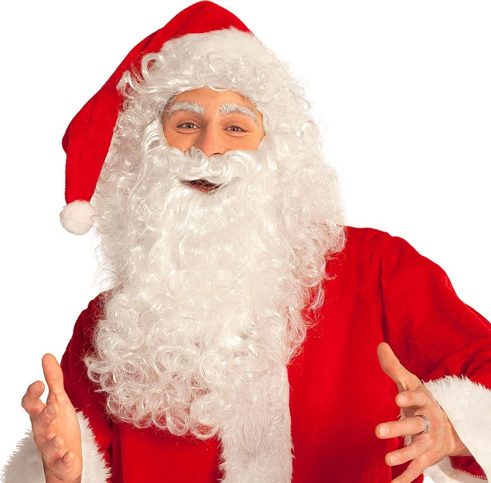 Luxe Pluche Kerstman Muts