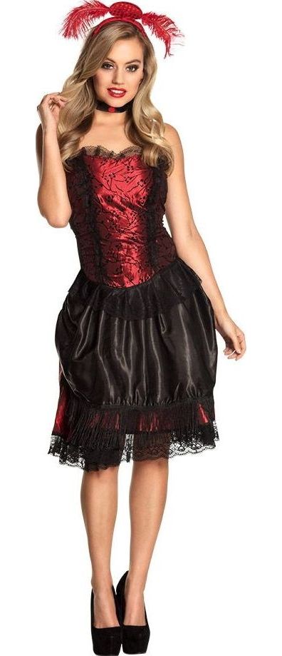 Luxe Saloon Girl Jurk