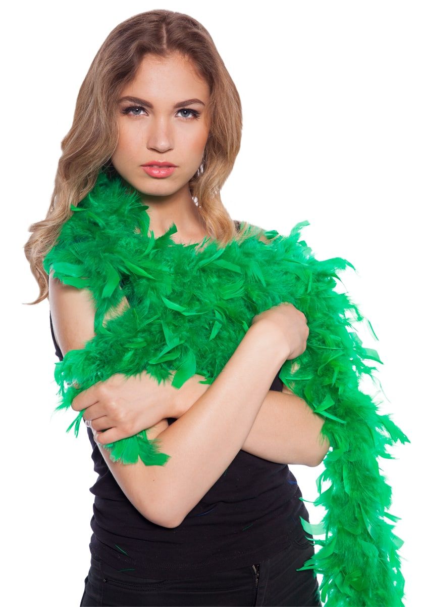 Luxe Veren Boa 180cm Groen