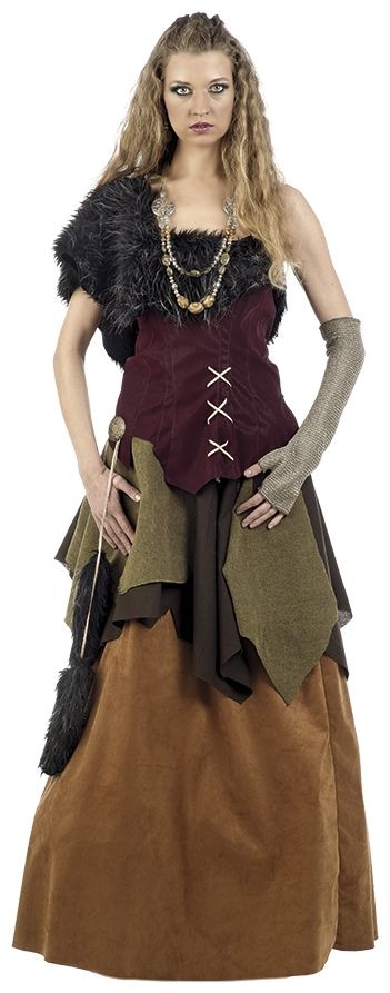 Luxe Viking vrouwen jurk