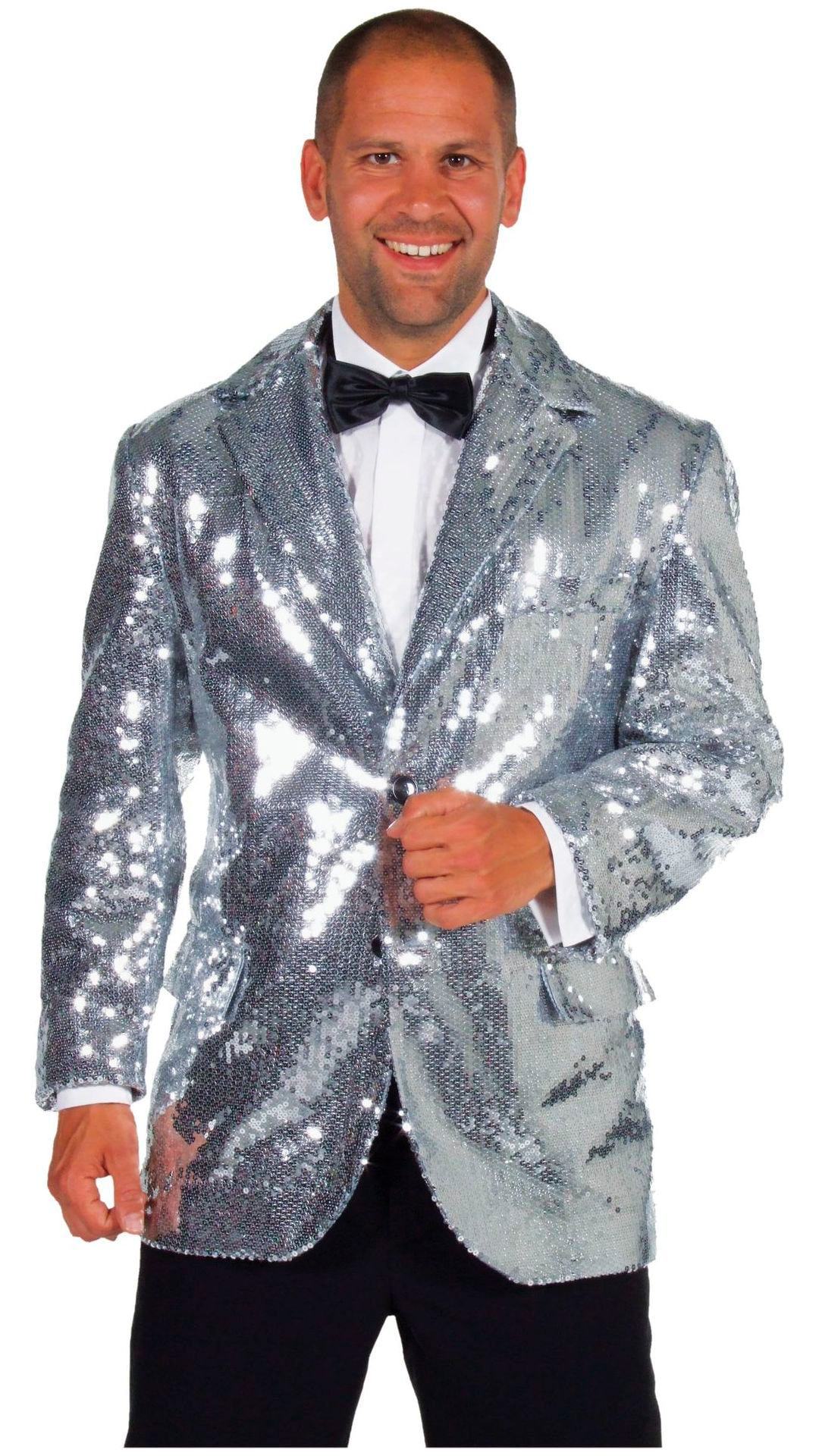 Luxe Zilveren Colbert Heren