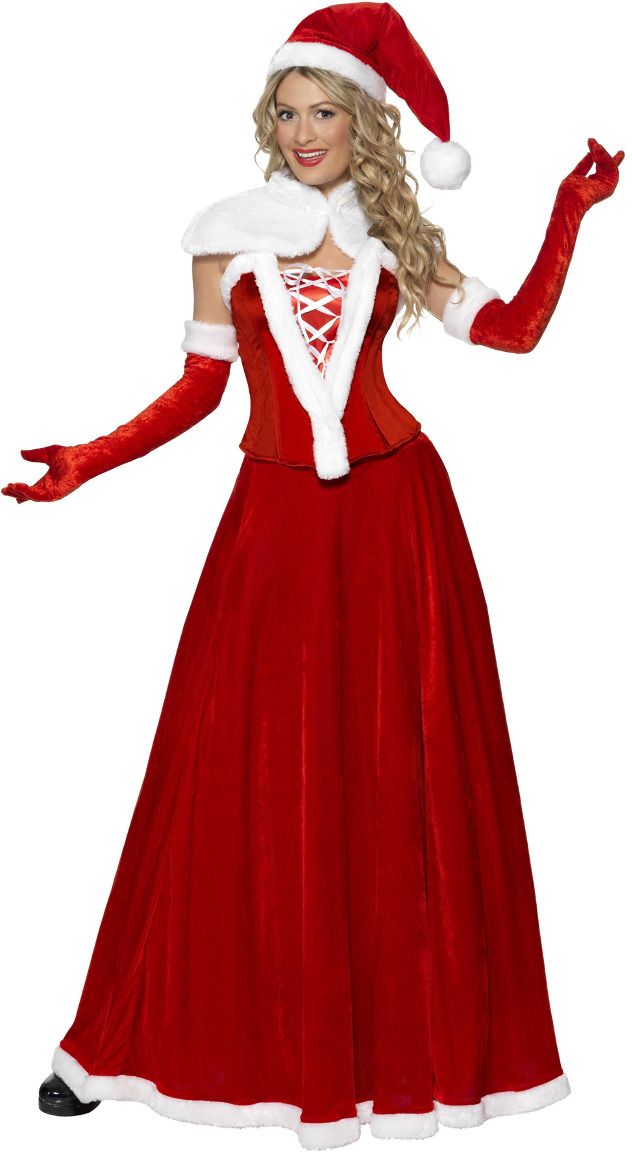 Luxueuze Kerstvrouw Jurk