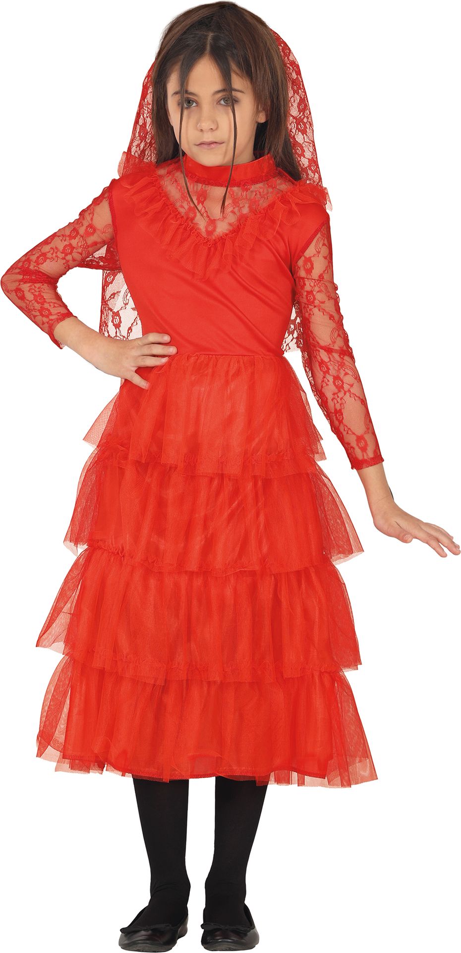Lydia Beetlejuice Rode Jurk Meisjes