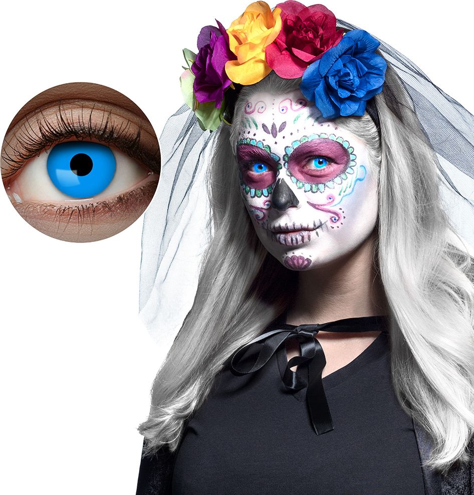 Maandlenzen Uv Flash Blauw