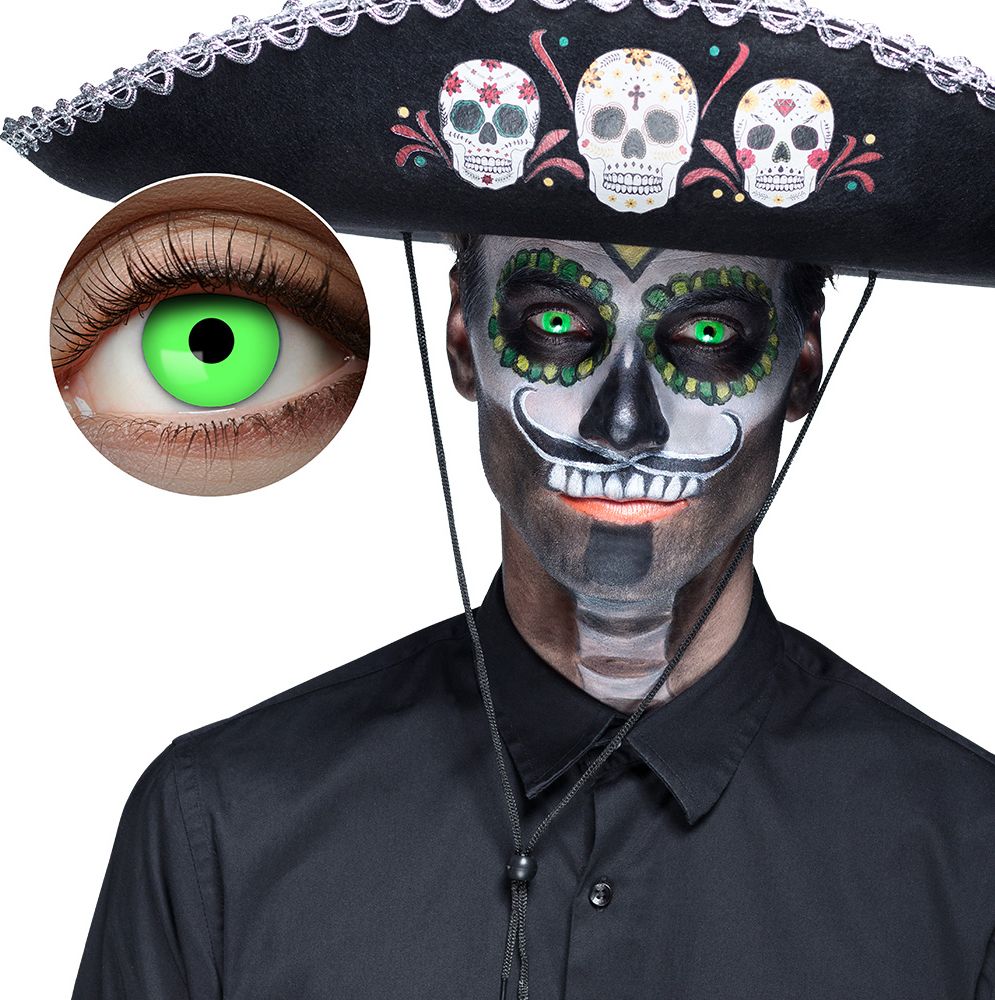 Maandlenzen Uv Flash Groen