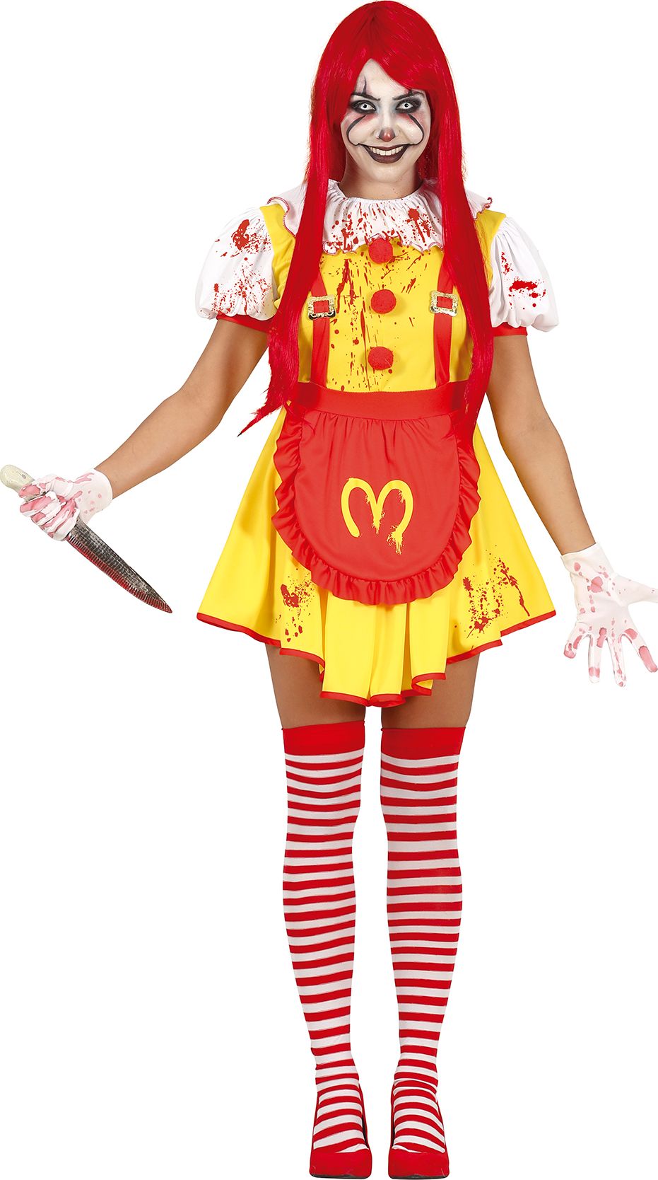 Mac Donalds Killerclown Jurkje Vrouw