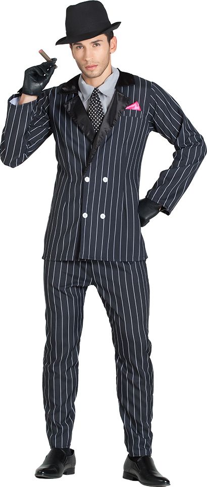 Maffiabaas Kostuum Heren