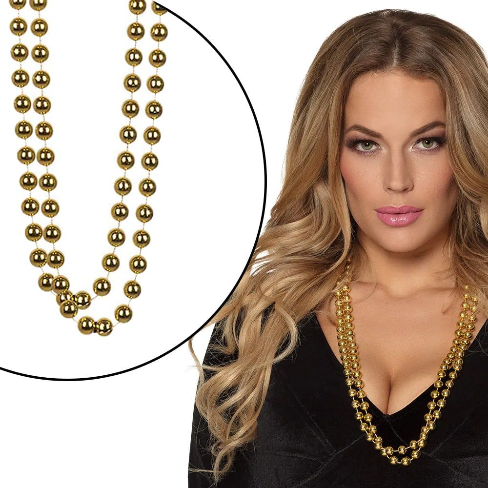 Magali Dubbele Parelketting Goud