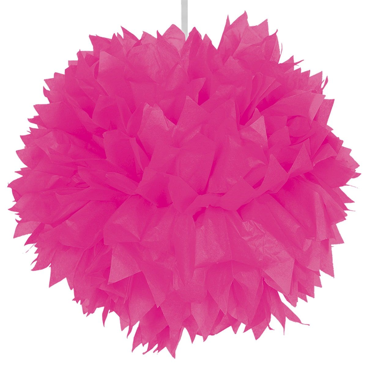 Magenta Roze Pompom Hanger 30cm