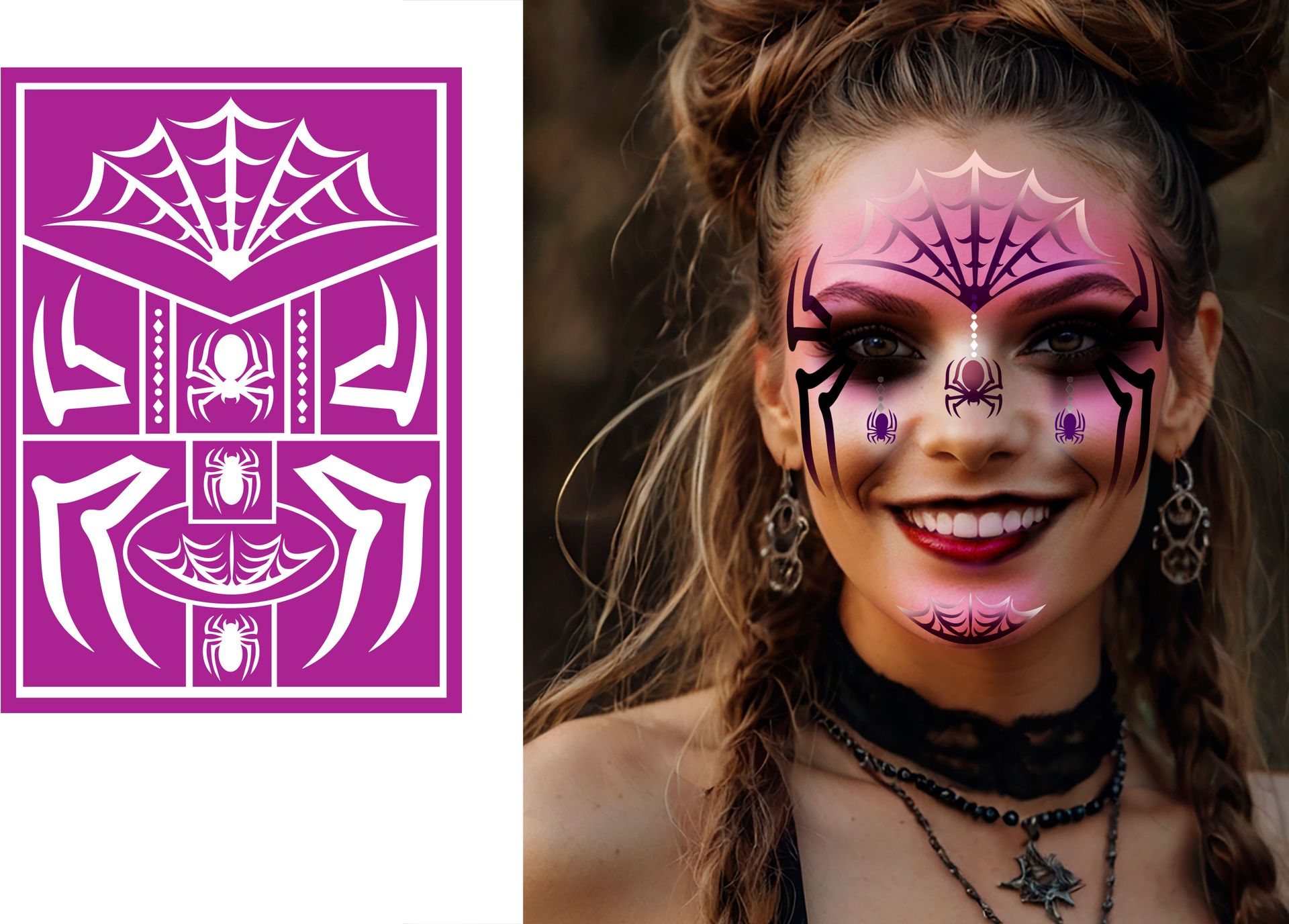 Magische Spin Make-Up Sjabloon