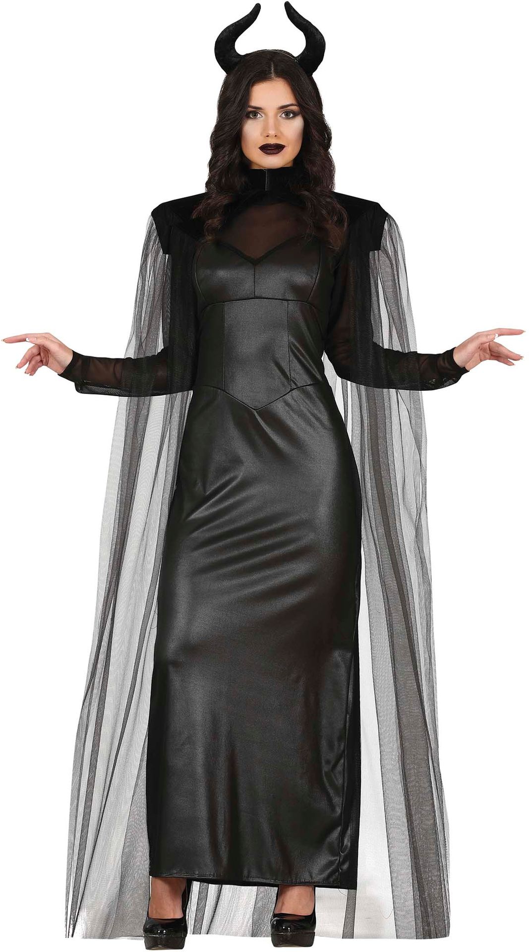 Malifecent halloween jurk vrouw