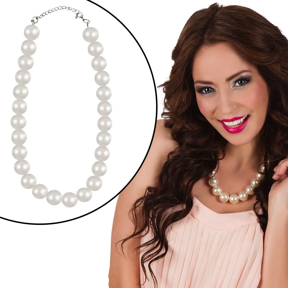 Marilyn Monroe Witte Parelketting