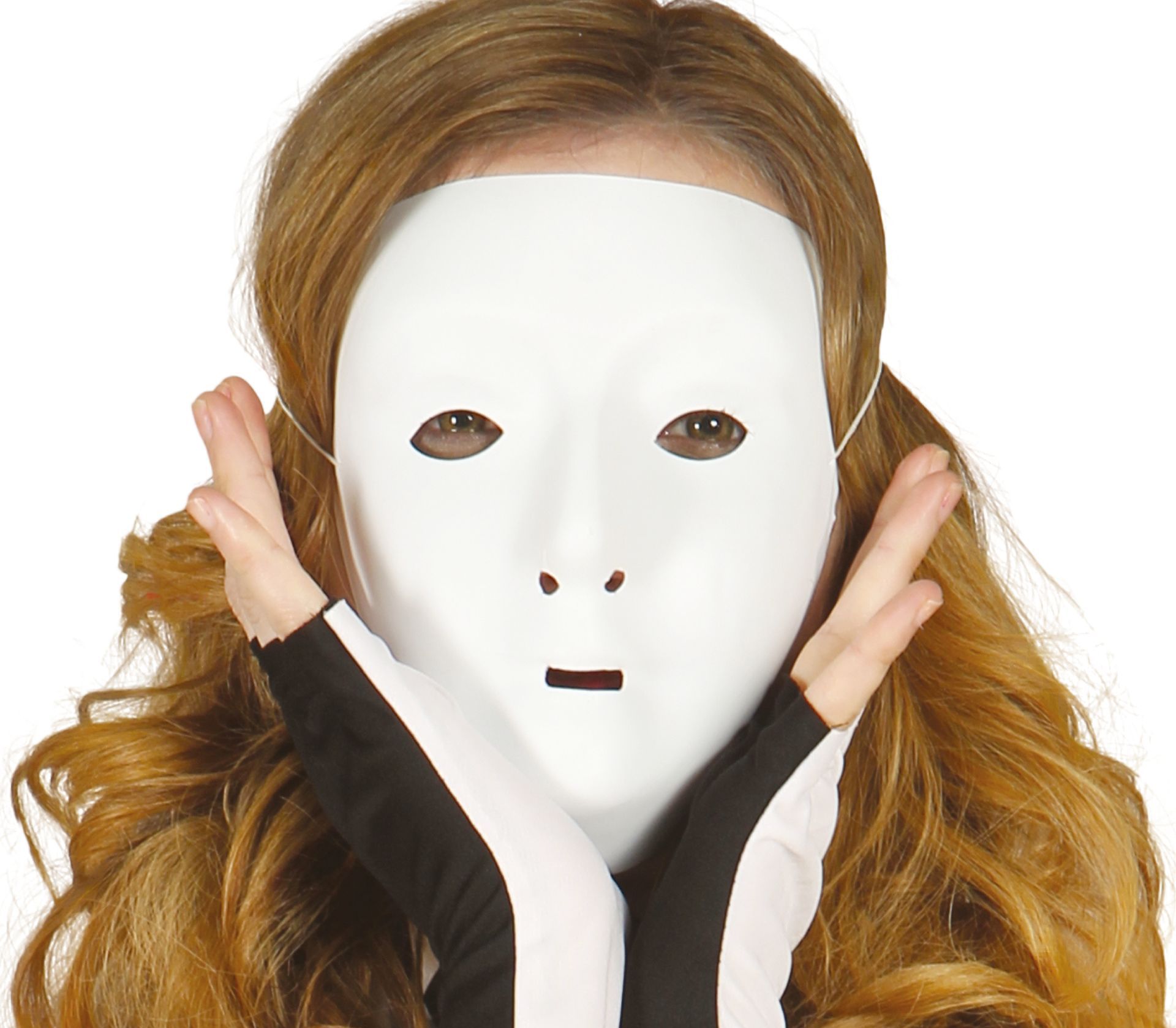 Masker half gezicht wit