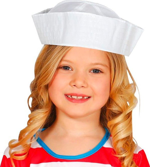 Matroos Hoedje Wit Kind