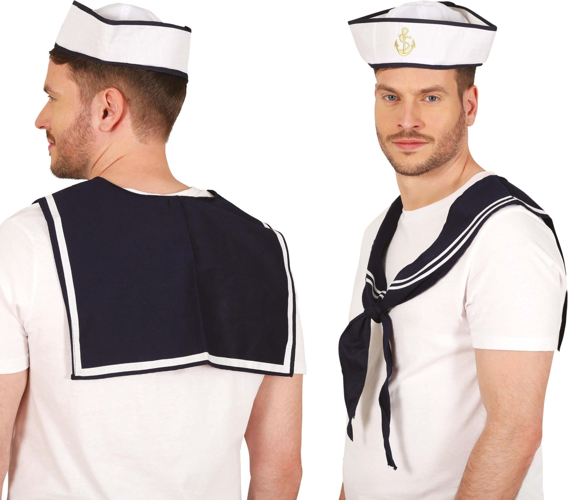 Matrozen set met Hoed en Kraag