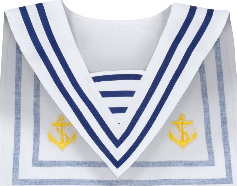 Matrozenkraag Blauw Wit