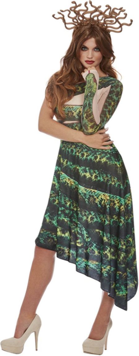 Medusa Dames Kostuum Groen