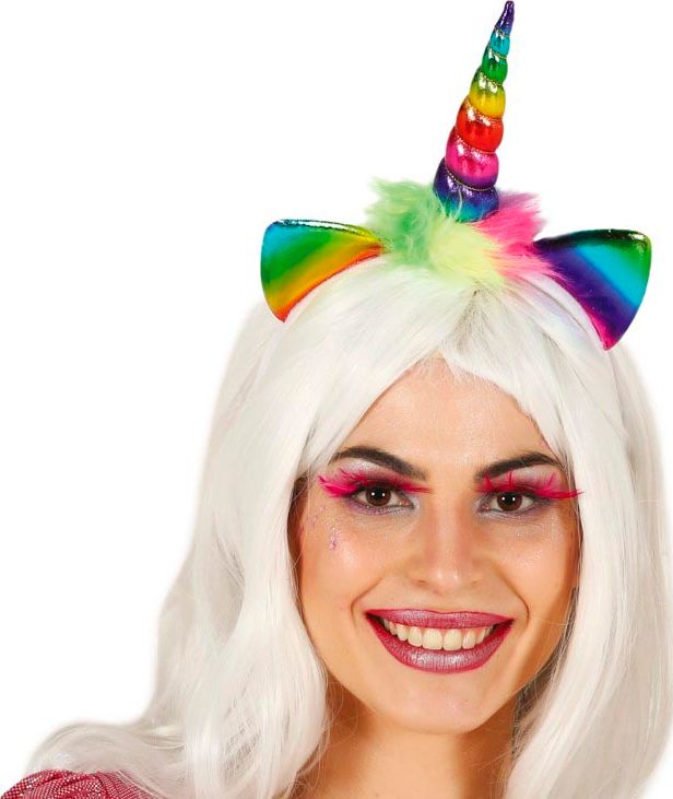 Meerkleurige Eenhoorn Haarband Dames