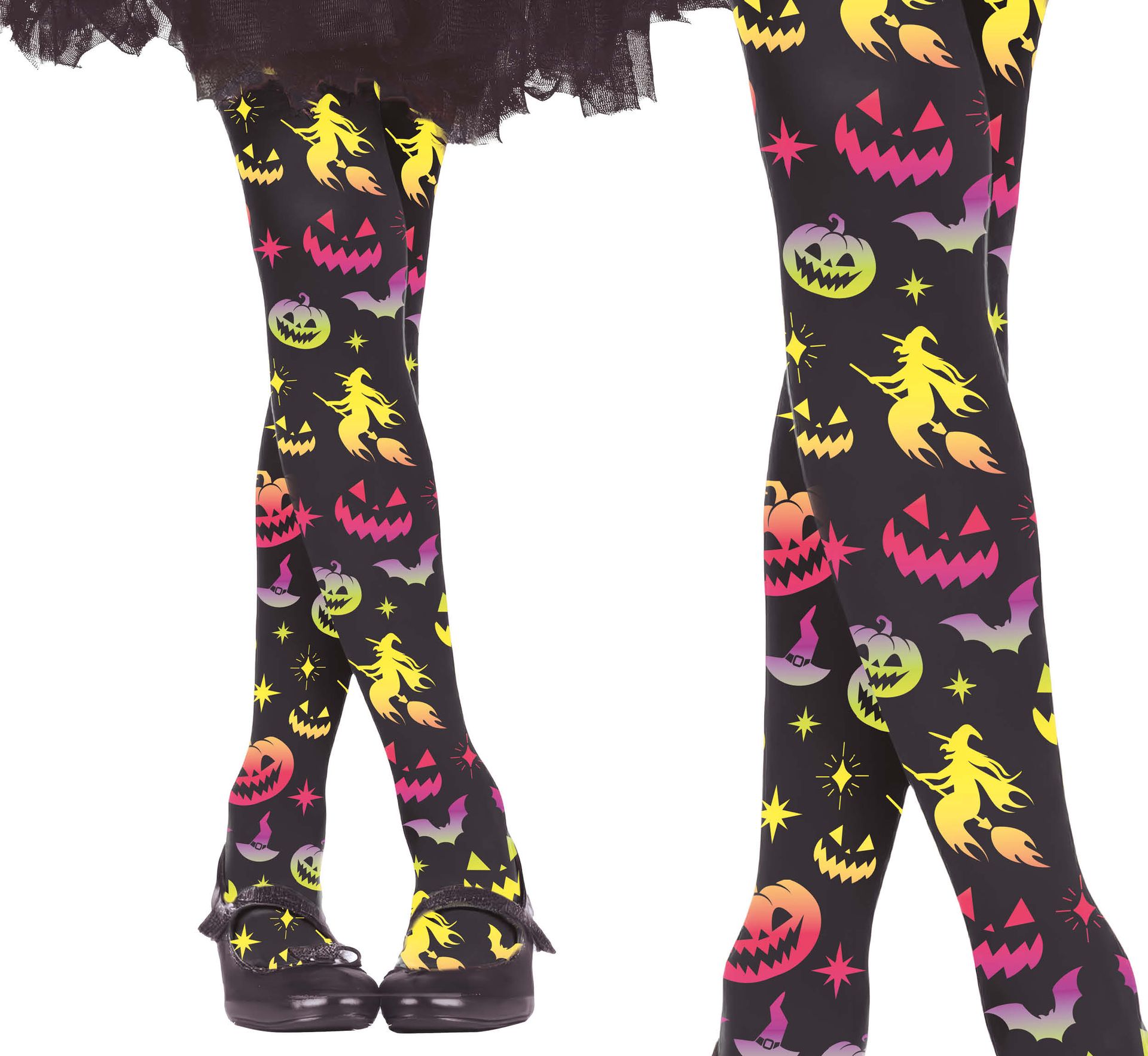 Meerkleurige Halloween Legging Meisjes