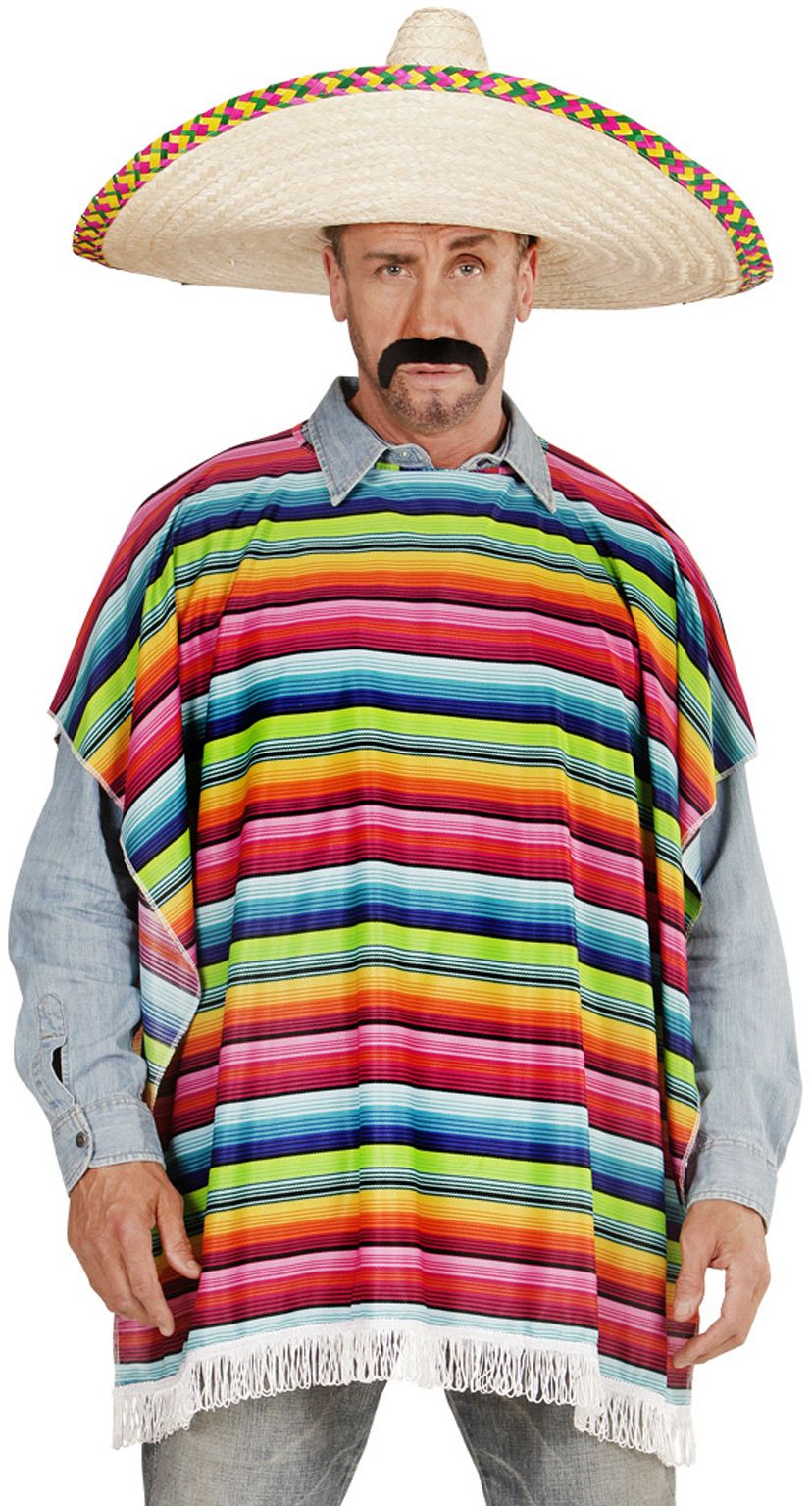 Meerkleurige Mexicaanse Poncho