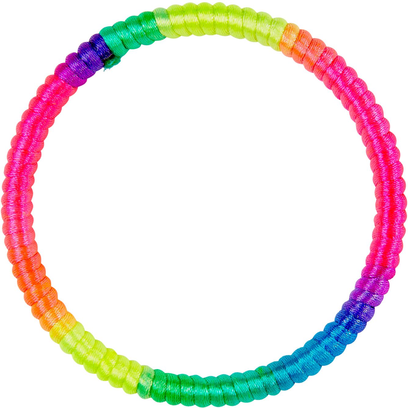 Meerkleurige Neon Armband