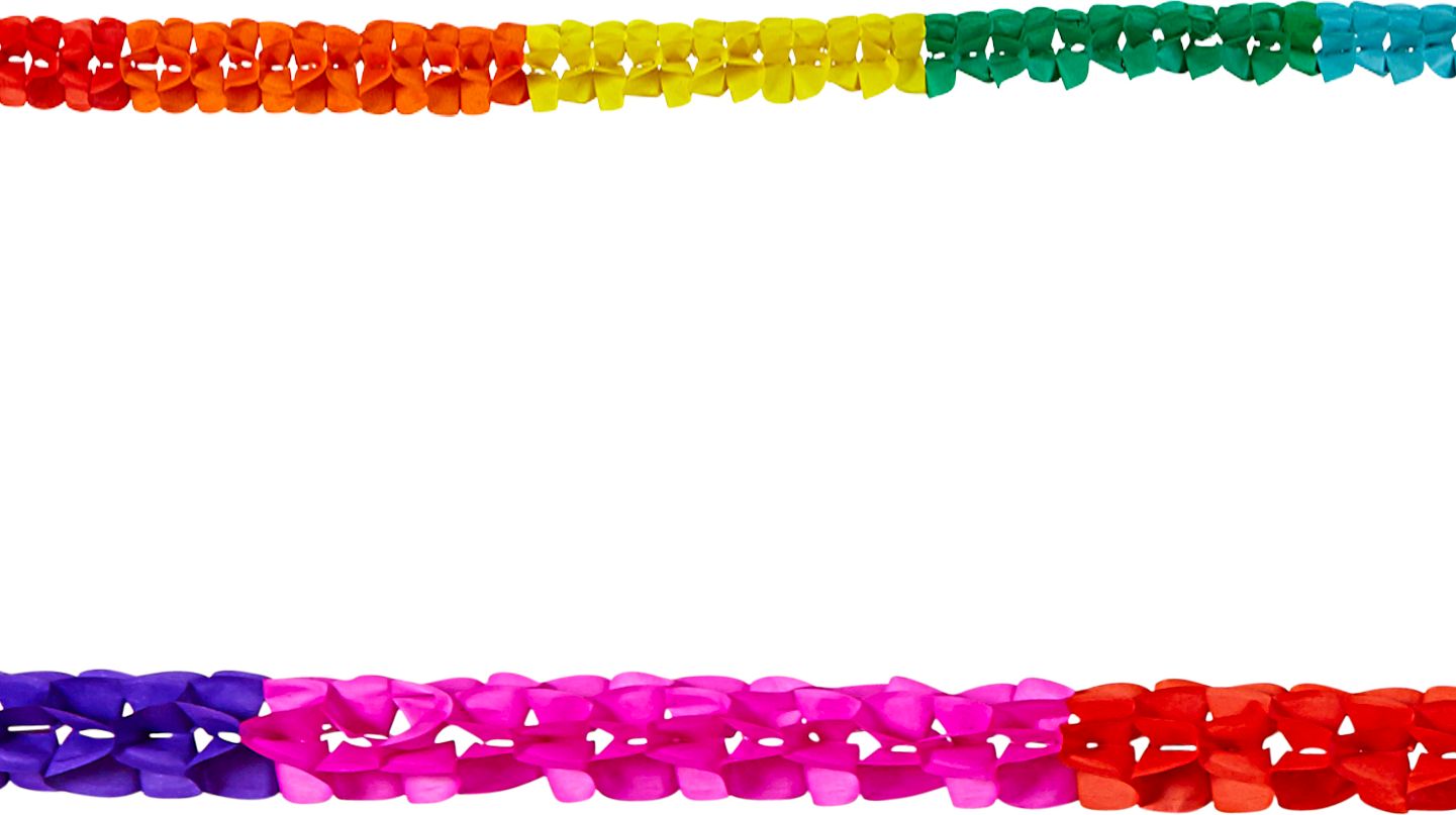 Meerkleurige Verjaardag Papier Slingers