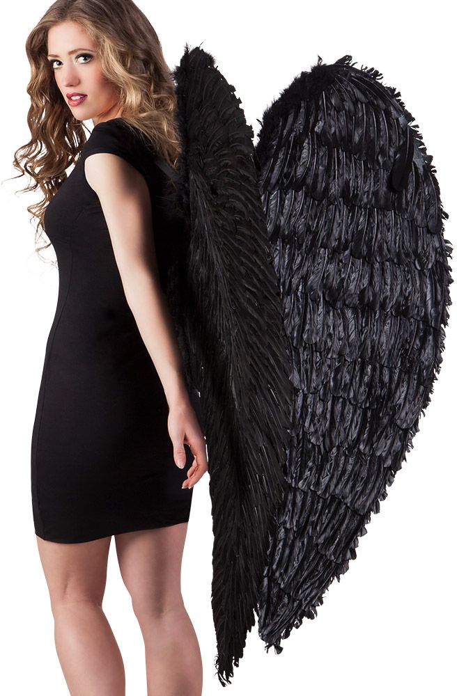 Mega veren engel vleugels zwart