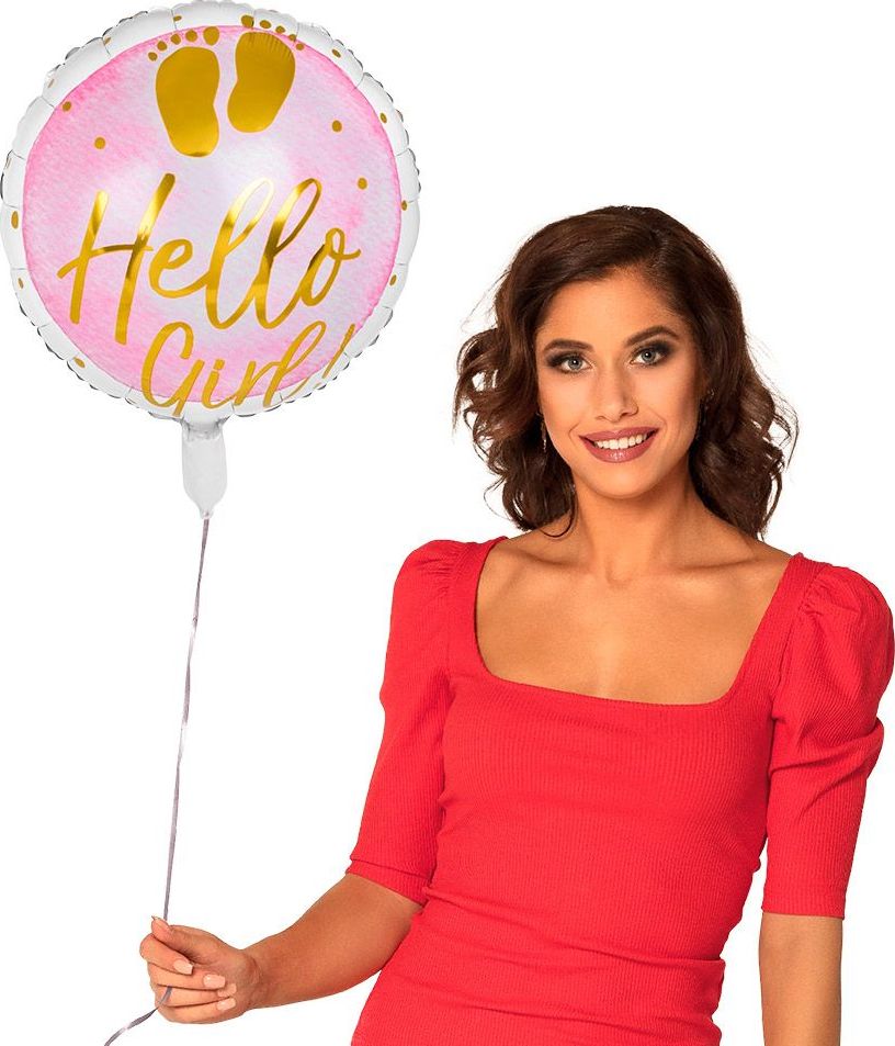 Meisje Geboorte Ballon Hello Girl