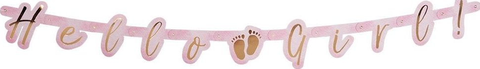 Meisje Geboorte Slinger Hello Girl