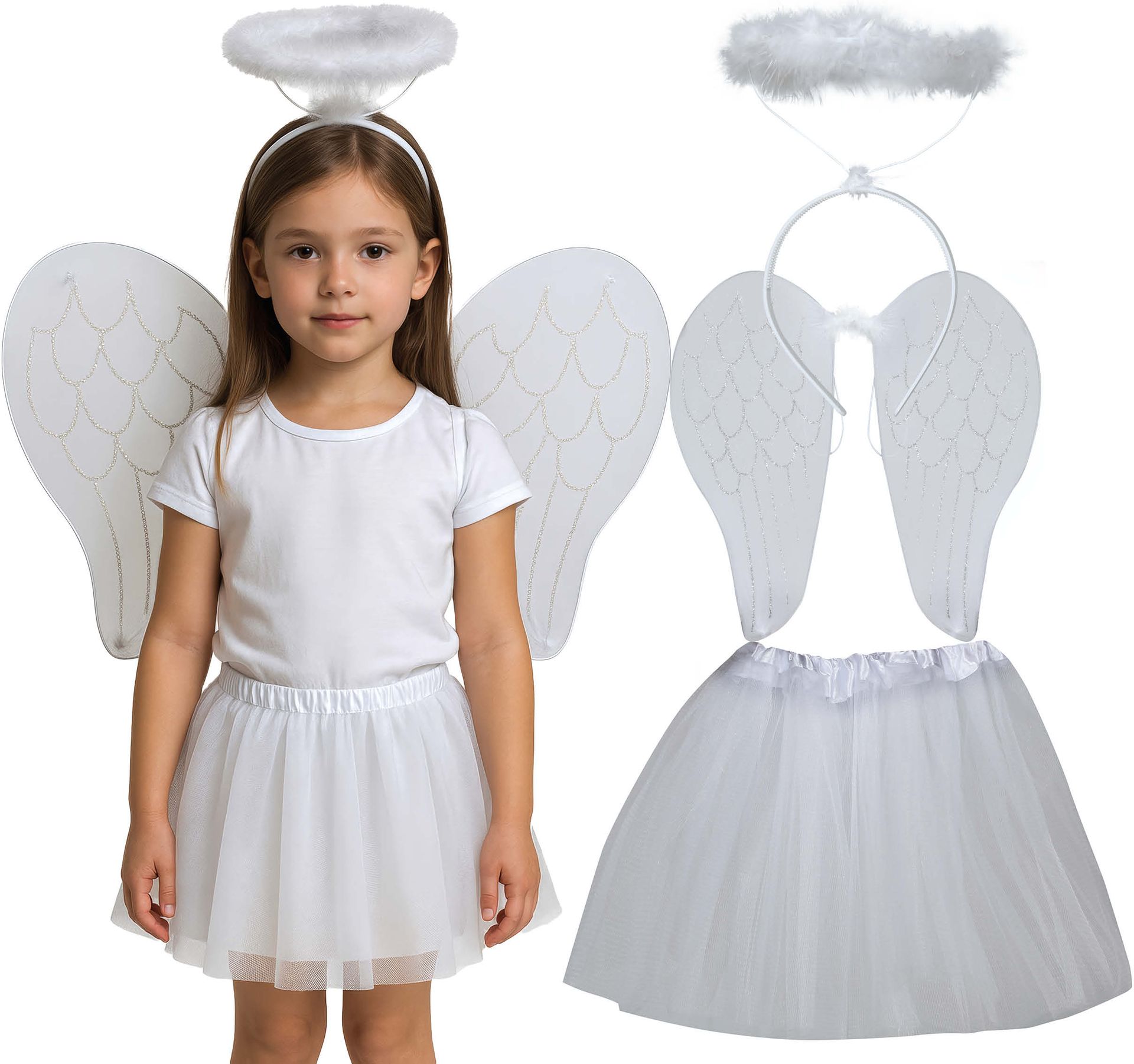 Meisjes Engelen set Wit