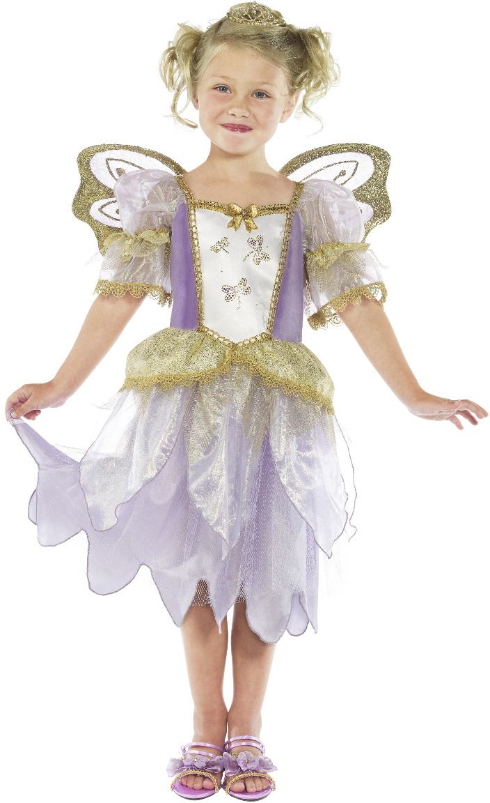 Meisjes Fee Kostuum Paars