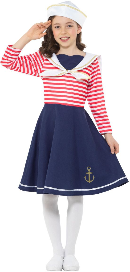 Meisjes Matroos Jurkje